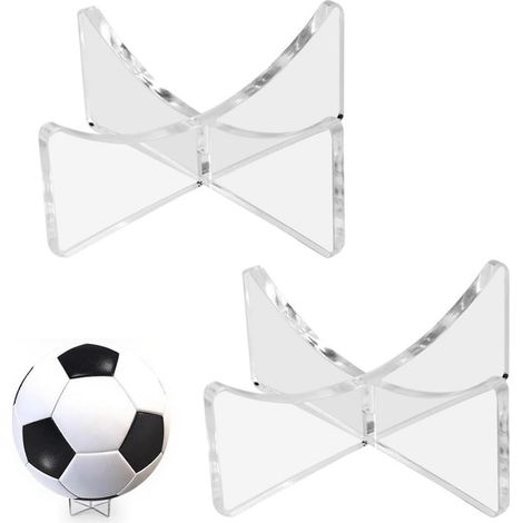 Support - 2 Pièces - Acrylique Transparent - Exposition Souvenirs Sportifs - Maison Musée - 8,9 x 3,3 cm (1/5)