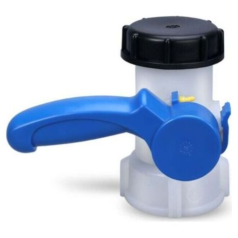 Vanne Cuve 1000L Plastique, Adaptateur IBC 62mm Adaptateur Universel pour Cuve 1000 litres (1/4)