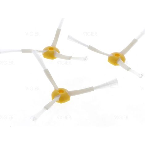 PACK DE 3 BROSSES LATERALES ASPIRATEUR IROBOT ROOMBA 500 81901A Irobot (1/3)