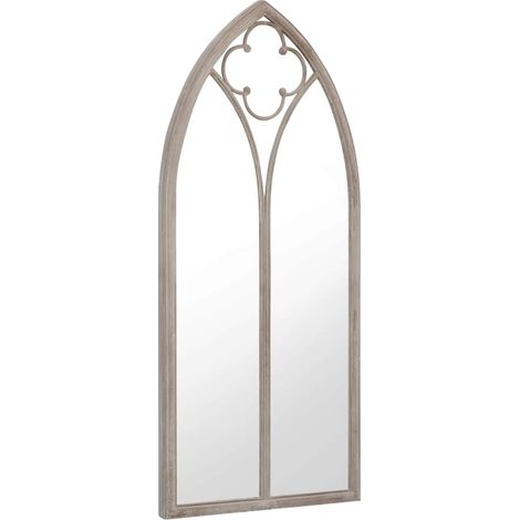 Maison Exclusive - Miroir de jardin Sable 100x45cm Fer pour utilisation extérieure (1/5)