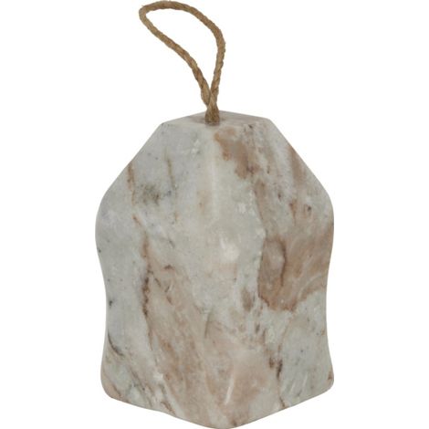 Marble House Doorstop - L8 x W8 x H11 cm - White