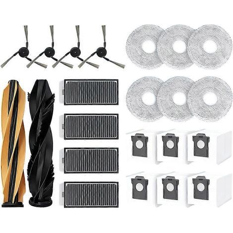 Set mit 22 Zubehörteilen für Dreame X50s Pro Master / Matrix 10 / Matrix 10 Ultra Staubsauger: Hauptbürste, Filter und Staubbeutel. (1/5)
