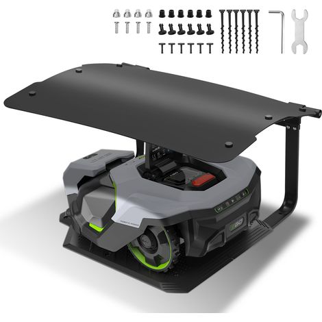 Wolketon Garaje para cortacésped Techo para robot cortacésped Garaje para cortacésped Herramientas de jardinería