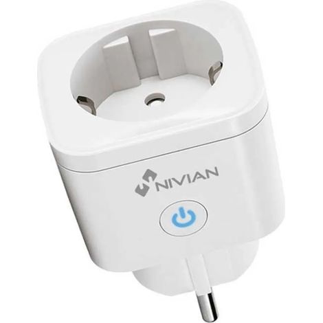 Enchufe inteligente nivian nvs-socketf-w2 16A compatible Wi-Fi