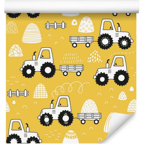 Papier peint Tracteurs agricoles pour salon et chambre 50x1000 cm (1/5)