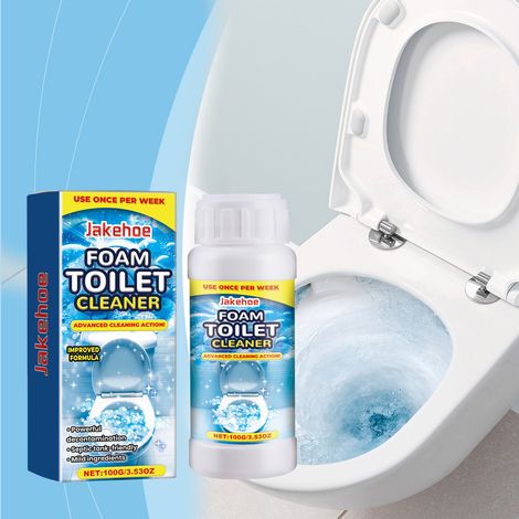 Schaum-Toilettenreiniger – Entfernt Toilettenflecken, Urinflecken, Kalk und Gerüche – 100 g -- DE (1/5)
