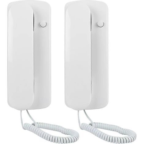 Nouveau talkie-walkie audio sans écran, interphone filaire bidirectionnel, portier audio pour villa, bureau à domicile, CJY (1/5)