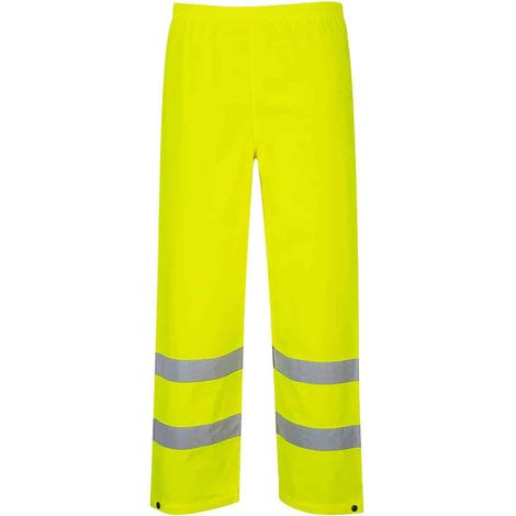 Pantalon Hi-Vis Traffic  couleur : Jaune taille XS - PORTWEST (1/2)