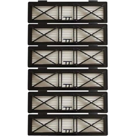 Lot de 6 filtres HEPA pour Neato Botvac D7 D3 D4 D5 D6 D70 D75 D80 D85 pour filtres Neato Botvac 75e 80 85 pièces-- (1/5)
