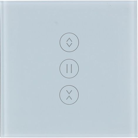 WiFi Interrupteur Volet Roulant Interrupteur Mural de Rideau Compatible avec Alexa et Google Home【Besoin d'une Ligne Neutre】 (1/4)