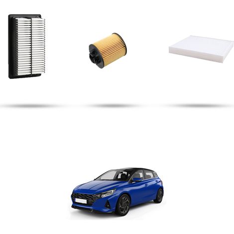 Kit tagliando 3 filtri compatibile con Hyundai i20 III 1.6 150KW dal 2021 (1/4)