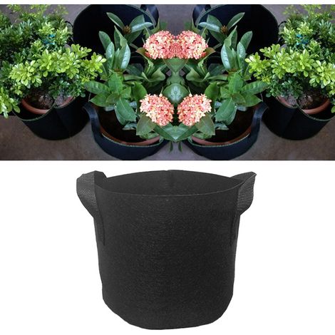 Lot de 5 sacs de culture de 5 gallons pour jardin, en tissu non tissé, pour fleurs et légumes (1/5)