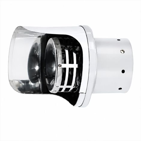 MAKA Comignolo Gas, Terminale per Canna Fumaria Caldaia a Gas Metano e Gasolio, Cappello Antipioggia Aspirafumo Inox Ø 80 mm (1/5)