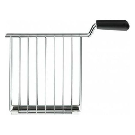 Dualit 00510 Gabbia per Sandwich per Tostapane Lite Architect Domus Acciaio Inossidabile con Vassoio Raccogligocce Manici Resistenti al Calore colore Cromato