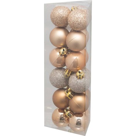 Adorno de Navidad de plástico 30mm x18 nude - Atmosphera créateur d'intérieur