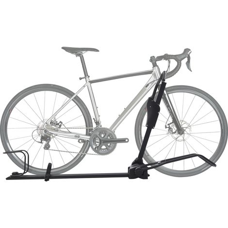 Porte-vélos de Toit Capacité de Charge 15 kg, Support à Vélo Capacité 1 Pièce, en Aluminium, avec Système de Verrouillage Sécurisé pour la Plupart des Barres Transversales Standard, Noir (1/5)