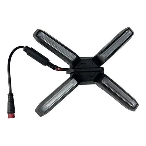 Phare avant 4 W en forme de X pour Ninebot ZT3 Pro – éclairage avant et feux de jour ultra-lumineux (1/5)