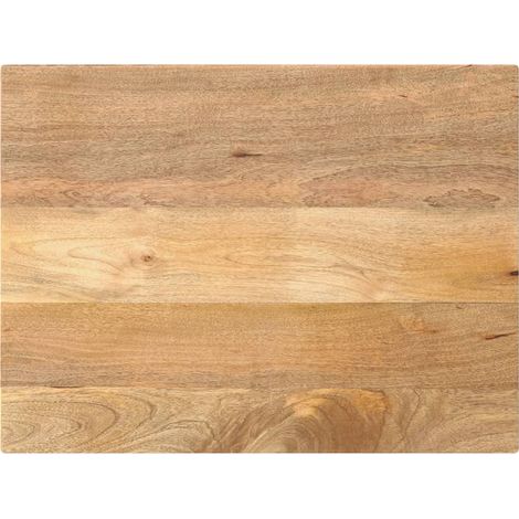 Tischplatte 80x60x3,8 cm Rechteckig Massivholz Mango