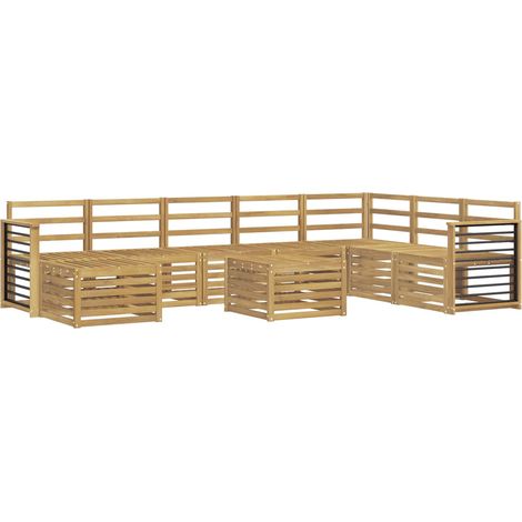 Ensembles de canapés Bois d'Acacia Massif vidaXL (1/5)