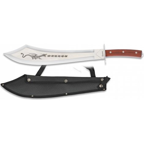 [GEBRAUCHT] Macheten-Stabschneider Albainox Drache mit 43,5 cm Klinge und rostfreiem Stahl und mango Holz