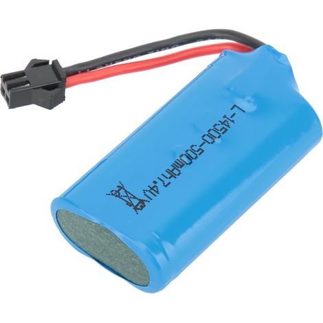 Batterie 7,4 V 500 mAh pour voiture/camion RC FY004 6WD 1/16 (bleue)