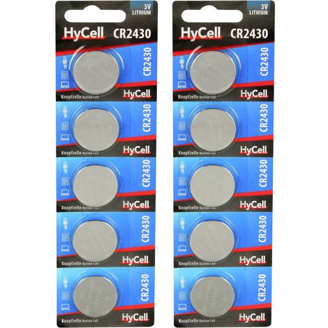 Ansmann Jeu de piles bouton CR 2430 3 V 10 pc(s) lithium CR2430 10er Pack (1/2)