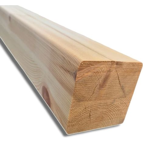 Trave in Pino Bilama Piallato 9x9 cm, 240 cm - Travetto in Legno Naturale per Bricolage (1/3)