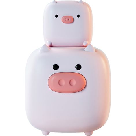 Digitaler Wecker mit Cartoon-Schwein, Nachtlicht und Schlummerfunktion, LED-Wecker für den Nachttisch (1/5)