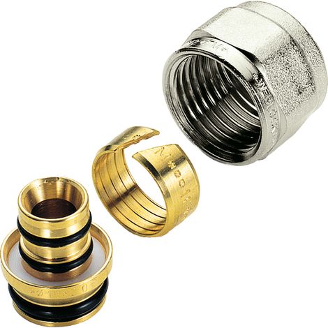 Tiemme RACCORDO PER TUBO MULTISTRATO Adattatore con attacco 1/2x16 mis. 16x2 10.00 pz