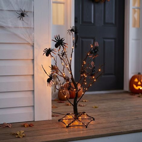 Halloween LED Spider Tree Web Base (1/2)
