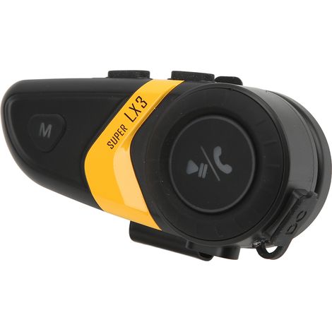 Écouteurs sans fil Bluetooth 5.0 étanches pour casque de moto, son clair et sans interférences, pour une conduite en toute sécurité. (1/5)