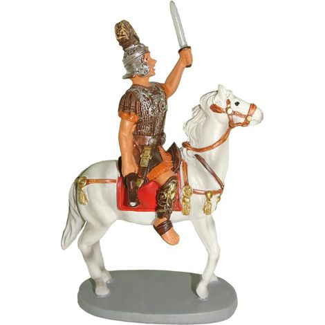 SOLDATO A CAVALLO PER PRESEPE DA 10 CM (1/3)