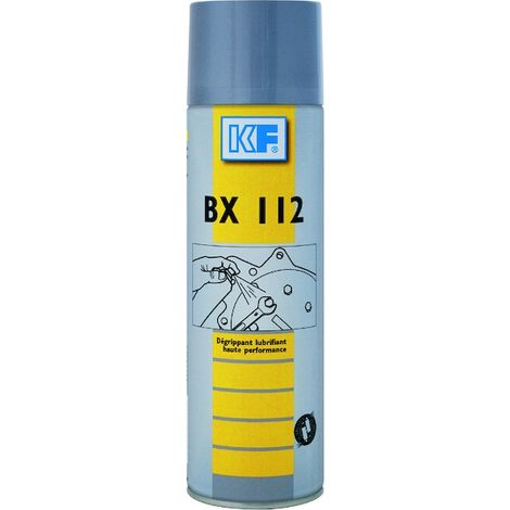 Dégrippant lubrifiant haute performance BX 112 en aérosol 650ml-400 ml - KF - 6055