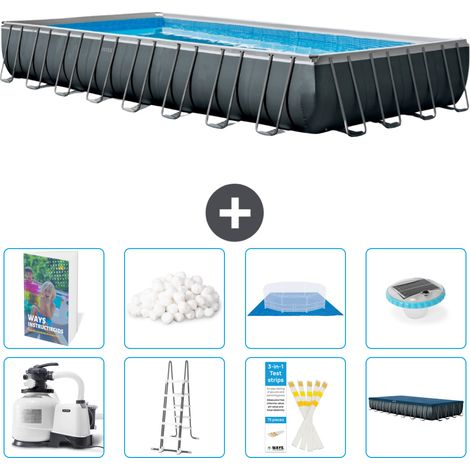 Ultra XTR Pool Rechteckig - 975x488x132 cm - 9-teilig S627
