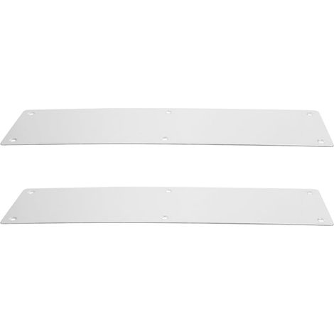 Plaques de Poussée Design Élégant et Minimaliste 2pcs en Acier Inoxydable pour Porte Résistantes Feu Adaptées pour Portes Intérieures et Extérieures (1/5)
