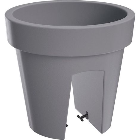 Pot de fleurs à suspendre Lofly DLOFR250 Gris pierre (1/3)