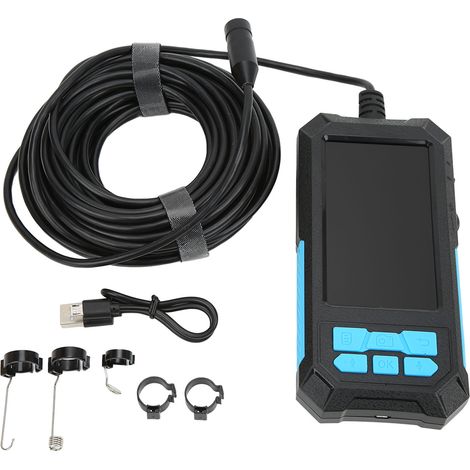 Endoscope industriel pour canalisations avec écran IPS haute définition de 4,5 pouces, étanche IP68, lumière LED réglable, endoscope industriel portable. (1/5)