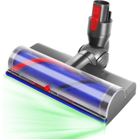 Tête de Brosses Rechange Compatible avec Dyson Aspirateur V7 V8 V10 V11 V15 SV10 SV11 SV12, Tête de Nettoyage Direct une Flexibilité de 180° pour Nettoyage en Profondeur Des Tapis et des Sols Durs (1/5)