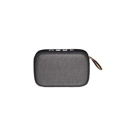 DIGIQUEST Casse senza fili con Lettore mp3 Radio FM Microfono Slot micro SD Slot USB Potenza 3w BAG in semiltessuto colore nero e grigio (1/5)