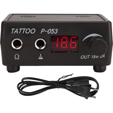 Mini-LED-Netzteil (90–240 V) für Spulen-Tätowiermaschinen, EU-Stecker (1/5)