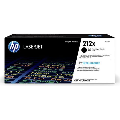 HP 212X Hohe Ergiebigkeit Schwarz original LaserJet Tonerpatrone (W2120X) (1/3)