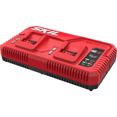 Cargador rápido doble SKIL 3132AA para baterías de litio de 20 V