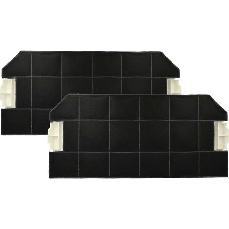 vhbw 2x Aktivkohlefilter kompatibel mit Siemens LI39031, LI38030, LI38030CH Dunstabzugshaube - 49,6 x 23 x 3 cm