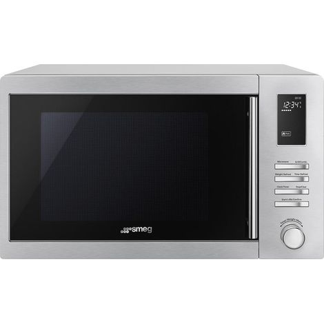 Smeg MOE25X forno a microonde Superficie piana Microonde con grill 25 L 900 W Acciaio inossidabile (1/4)