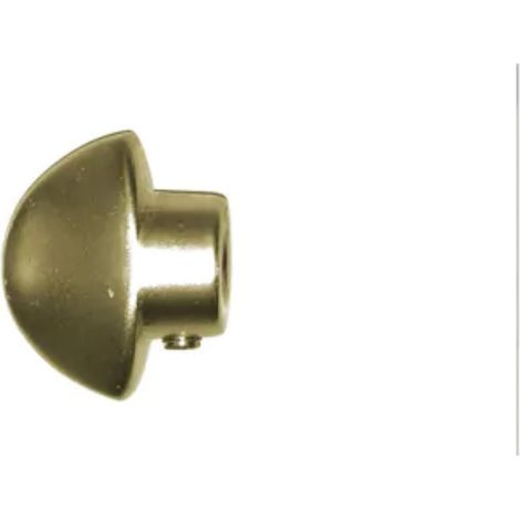 IRONMINT - POMOLO MEZZA LUNA PER CILINDRO OTTONATO 40X32MM