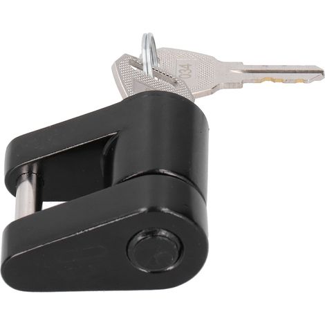 Verrou de timon remorque en alliage de zinc, anti-vol, diamètre 6,35mm, pour caravane, camion et voiture (1/5)