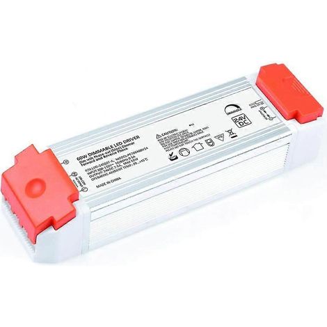 Alimentation LED dimmable 24 V 60 W, transformateur 110 V CA vers 24 V CC 2,5 A, variateur sans scintillement 0-100 %, prise américaine (1/5)