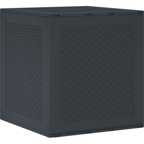 Storage Box Anthracite 55 x 53 x 57 cm Polypropylene vidaXL