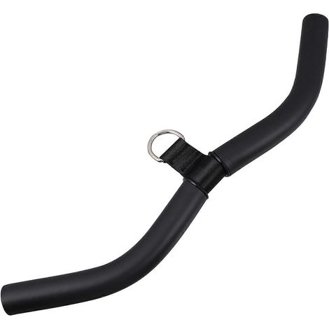 Barre de traction pour musculation - Accessoires pour poulie haute et basse, barre de traction pour triceps, barre de traction pour biceps, accessoires pour câbles de musculation (1/5)