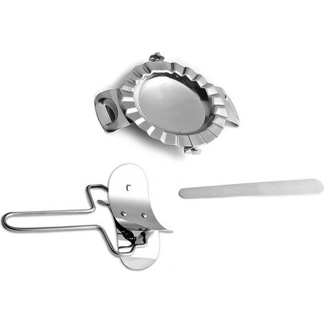 3-teiliges Knödelform-Set aus Edelstahl für Pasteten, Ravioli, Topflappen und mehr – ideal für die Küche. (1/5)